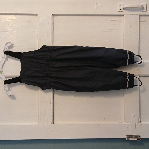 Zara fleecw lined Rain suit/ Puddle Suit 18-24 month gray - Picture 4 of 5